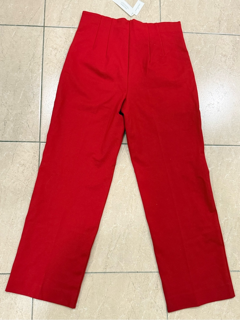 Banana Republic Red Straight Ultra High-Rise Pants - Picture 2 of 5
